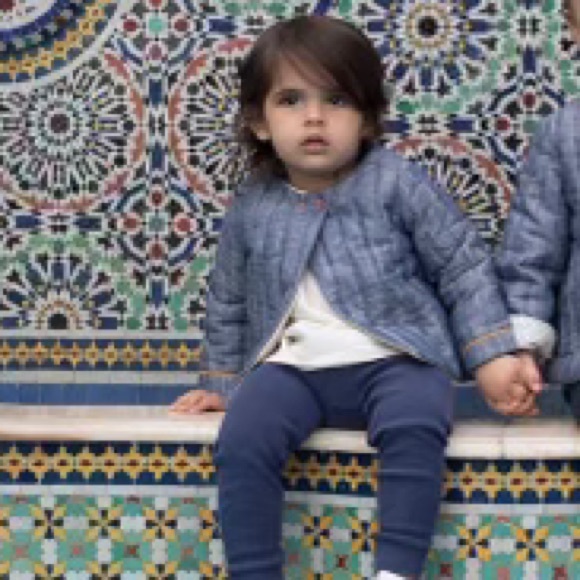 Maison Frida Baby jacket denim - Picture 5 of 5